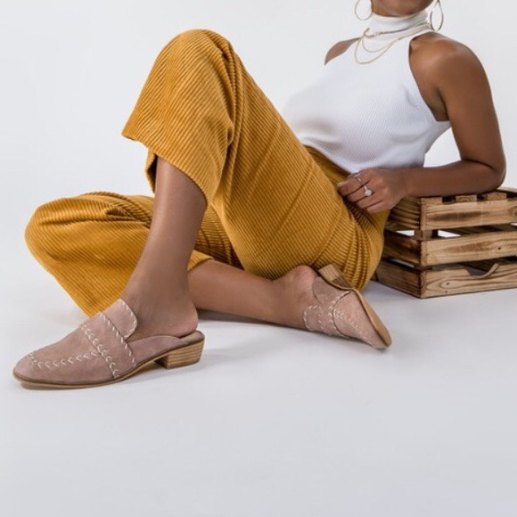 ❗️Last One size 8❗️Boat Stitched Loafer Nude Mule - Picture 5 of 5